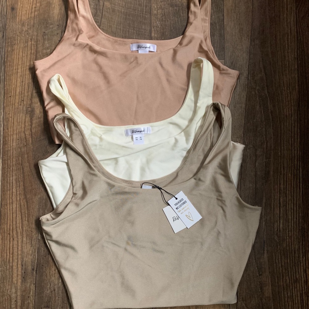 3 crop tops